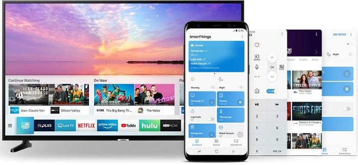 Samsung UE55NU7093 konektivita